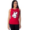 Disney Women's Juniors Big Hero 6 Hello I'm Baymax Muscle Tank Top - 2 of 4