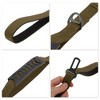 Unique Bargains Dog Car Seatbelt 45.28"-70.08" Shock Absorbing with 2 Padded Handle Metal Carabiner Clip for Medium Large Dogs - 4 of 4