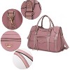 MKF Collection Patricia Vegan Leather Women’s Duffle Bag by Mia K - 4 of 4