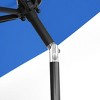 WestinTrends 9 Ft Outdoor Patio Solar LED Market Table Umbrella - 3 of 4
