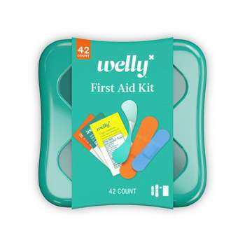 Welly Kid's Human Repair First Aid Bandage Travel Kit - 42ct