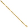 Black Bow Jewelry 5.6mm 14k Yellow Gold Polished Fancy Cable Chain Bracelet - 2 of 4