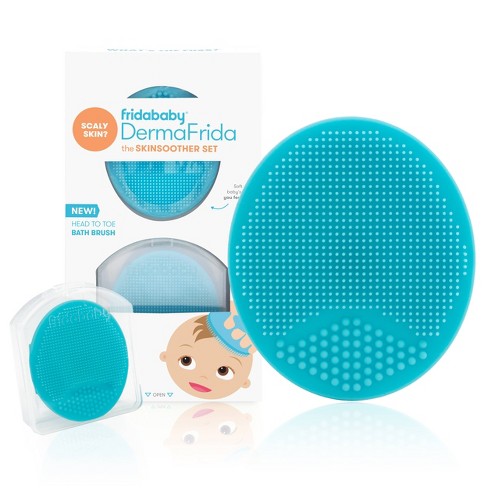 Frida Baby Dermafrida The Skinsoother Baby Bath Silicone Brush - 2pk :  Target