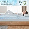 Memory Foam Mattress Topper Twin, Cooling Gel Mattress Topper 3 Inch Foam Mattress Toppers Twin Size - 2 of 4
