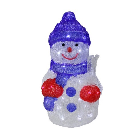 Northlight Set Of 3 Lighted Snowman Family Outdoor Christmas