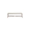 Meridian Furniture,Valley Chenille Fabric Bench - 3 of 4