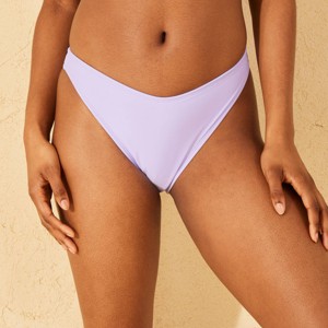 Women's V-Front Low-Rise High Leg Cheeky Bikini Bottom - Wild Fable™ - 1 of 4