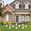 Big Dot of Happiness Spooky Ghost - Ghost Shape Lawn Decoration Signs - Outdoor Halloween Yard Decorations - 10 Piece - 2 of 4