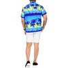 LA LEELA Mens Hawaiian Shirts Short Sleeve Button Down Shirt Men's Holiday Shirts Summer Beach Casual Aloha Tropical Shirts Funny - 3 of 4