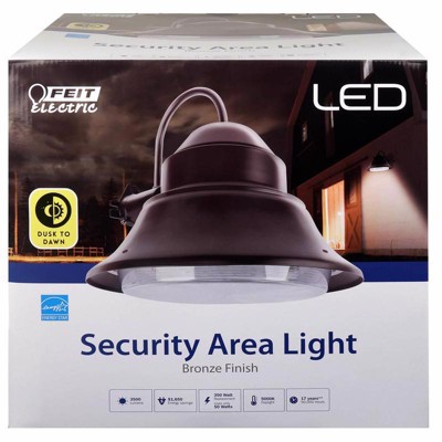 Feit Electric Dusk to Dawn Hardwired LED Bronze Security Light