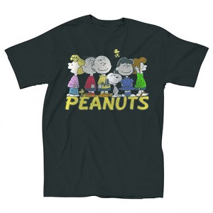 Ladies Peanuts Snoopy Fashion Shirt - Ladies Classic Snoopy Tee - Peanuts Juniors Washed Short Sleeve Tee - 1 of 4