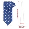 INSPIRE CHIC Men's Polka Dots Classic Pocket Square Tie Sets - 2 of 4