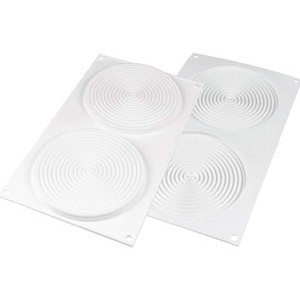 Silikomart "Tourbillon" Swirl Disc Silicone Mold - 1 of 4