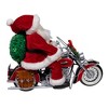 Kurt Adler whimsical 14-Inch Kringles Motorcycle Santa with Giftbag - 3 of 4