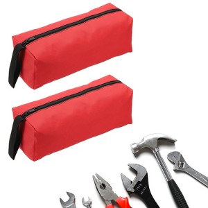 Unique Bargains Oxford Cloth Multi-Purpose Organizing Zipper Electrician Tool Bags 2 Pcs - 1 of 4