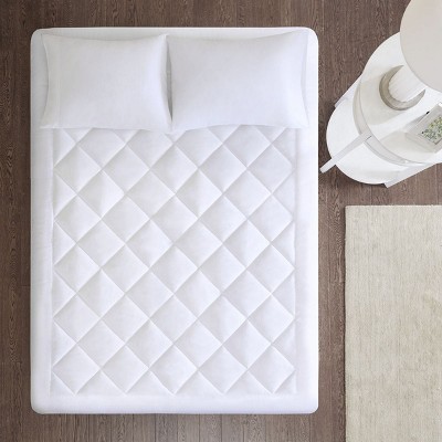 Infurnic Mattresses Deep Pocket Waterproof Mattress Pad with Moisture-Wicking Features, Classic Quilting for Healthier Sleep, White, 75"*54"*0.8"