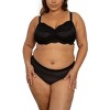 Curvy Couture Women's Luxe Lace Wireless Bralette - 4 of 4