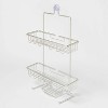 Over The Door Round Wire Shower Caddy Matte Satin - Made By Design™ : Target