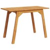 vidaXL Solid Acacia Wood Patio Dining Table - Outdoor Garden Terrace Table 43.3"x22"x29.5", Brown - 2 of 4