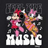 Women's - Disney - Mickey & Friends Lightweight French Terry Wide Neck Long Sleeve Shirt - 2 of 4