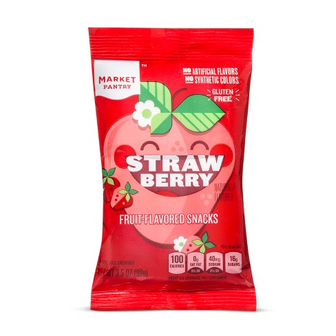 Strawberry Fruit Flavored Snack 1ct Market Pantry Target