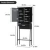 Over The Toilet Storage Cabinet with 2-Door Design, Bathroom Organizer - 2 of 4