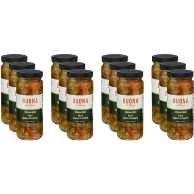 Buona Beef Hot Giardiniera - case of 12 - 16 oz