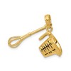 Black Bow Jewelry 14k Yellow Gold and Enamel 3D Measuring Cup and Whisk - 4 of 4