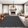 Washable Geometric Modern Area Rugs for Bedroom Living Room, Low Pile Non Slip Floor Carpet for Home Office - 3 of 4