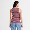 Lands' End Women's Pointelle Rib UNeck Tank - 2 of 4