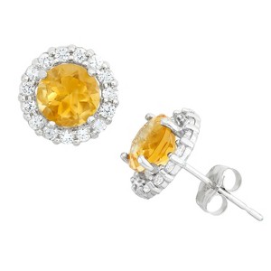 Designs By Gioelli 10K Gold Gemtone Stud Earrings - 1 of 2