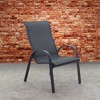 Courtyard Casual Santa Fe Aluminum Sling Chair  Set of 4 - 4 of 4