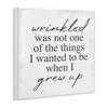 Stupell Industries Sassy Wrinkled Aging Phrase, 12" x 12" - 3 of 4