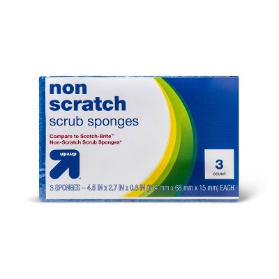 Non-Scratch Scrub Sponges - 3ct - up & up™