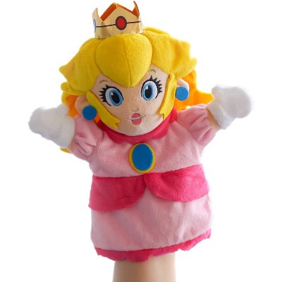 UCC Distributing Super Mario 9 Inch Plush Hand Puppet | Princess Peach