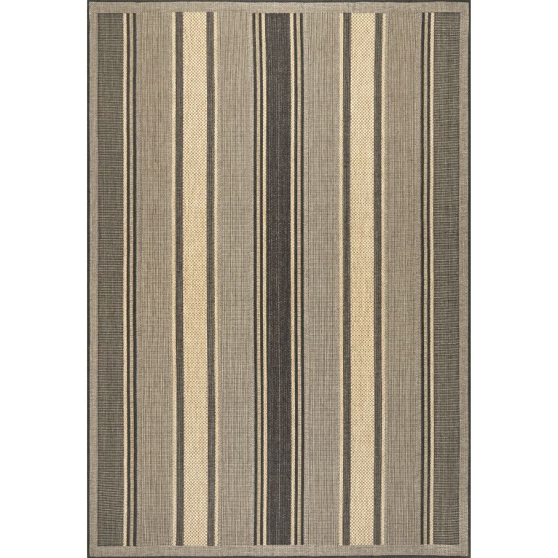 nuLOOM Piper Nautical Striped Indoor and Outdoor Patio Area Rug, 1 of 11