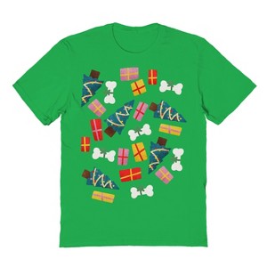 Rerun Island Men's Christmas For Dogs Short Sleeve Graphic Cotton T-Shirt - 1 of 1