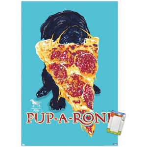 Trends International Jim Baldwin - Pup-a-roni Unframed Wall Poster Prints - 1 of 4