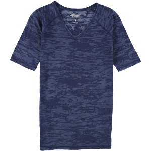 G-III Sports Womens Burnout Basic T-Shirt, Blue, Medium - 1 of 2