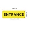 Unique Bargains Acrylic Self-Adhesive Smooth Home Business ENTRANCE Sign - 2 of 4