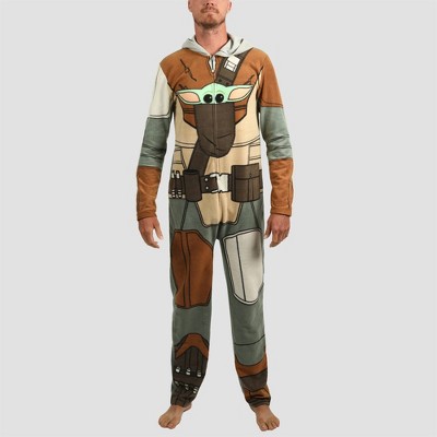 Men's Star Wars: The Mandalorian Union Suit - Gray S