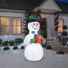 Gemmy Christmas Airblown Inflatable Snowman, 8 ft Tall, White - 2 of 3