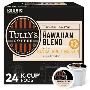 Tully's Coffee Hawaiian Blend Coffee Pods - Medium Roast - 24ct - 1 of 4