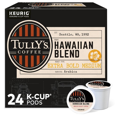 Tully's Coffee Hawaiian Blend Coffee Pods - Medium Roast - 24ct - image 1 of 4