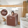 Costway Portable 2L Steam Sauna Spa Tent with Chair Grey/Black/Coffee - 4 of 4