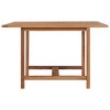 vidaXL Garden Table 47.2"x47.2"x29.5" Solid Teak Wood - 3 of 4