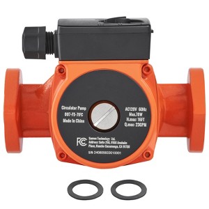 VEVOR 007-F5-7IFC Hot Water Recirculating Pump, 110V, 70W 23 GPM Hot Water Circulation Pump, 1" NPT Flange 3-Speed Circulator Pump, Quiet Operation - 1 of 4