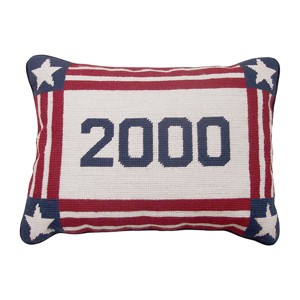 C&F Home 12" x 16" Two Thousand Needlepoint Throw Pillow - 1 of 4