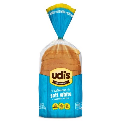 Udi's Gluten Free Frozen White Bread - 18oz