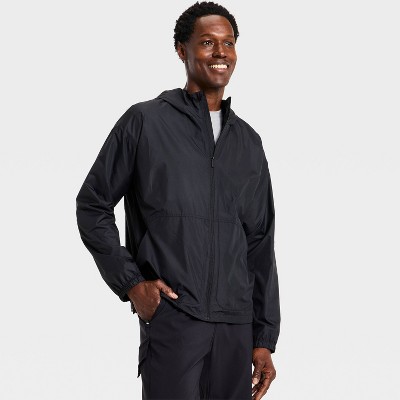 Мужские куртки All In Motion Men's Windbreaker Jacket - All In Motion™ Jet Black L — фото 2